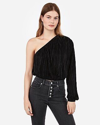 express one shoulder top