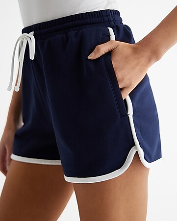Buy Free People women pull on textured tuning shorts navy Online