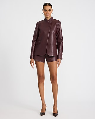 Express x Sarah Jane Nader | The Faux Leather Baby Short