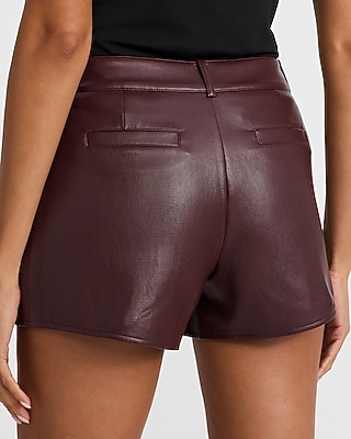 Express x Sarah Jane Nader | The Faux Leather Baby Short