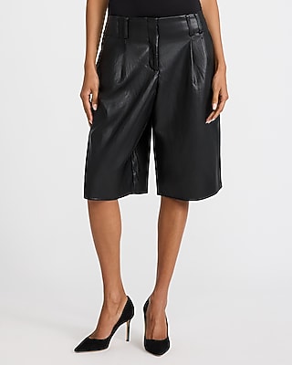 Express x Sarah Jane Nader | The Faux Leather City Short