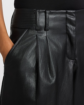 Express x Sarah Jane Nader | The Faux Leather City Short