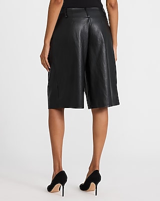 Express x Sarah Jane Nader | The Faux Leather City Short