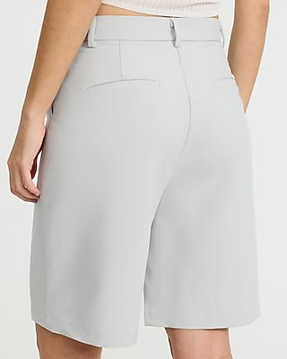 High Waisted Tailored Bermuda Shorts - image 4