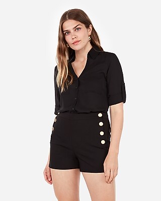 express high waisted shorts