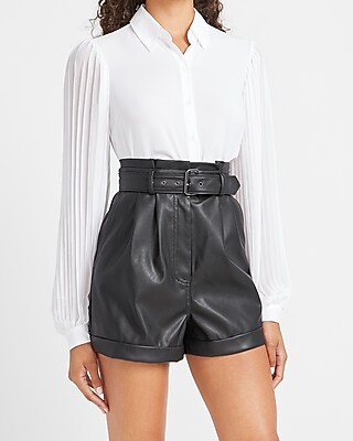 express shorts high rise