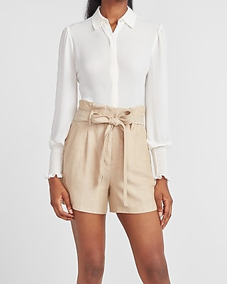 paperbag tie shorts