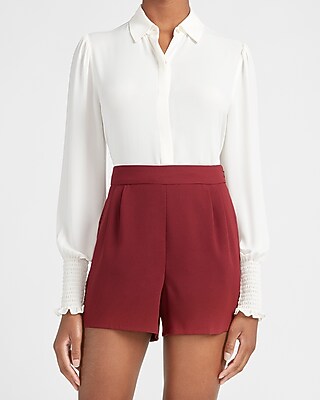 express high waisted shorts