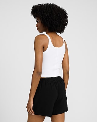 High Waisted Utility Pull On Shorts