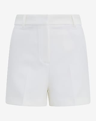 Editor Studio Stretch Twill High Waisted Tailored Shorts