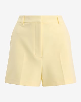 Editor Studio Stretch Twill Super High Waisted Tailored Shorts