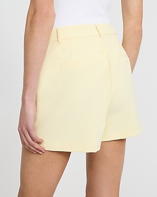 Editor Studio Stretch Twill Super High Waisted Tailored Shorts