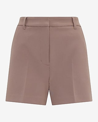 Editor Studio Stretch Twill High Waisted Tailored Shorts