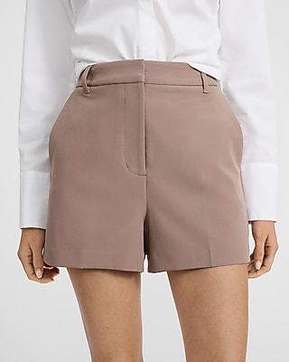 Editor Studio Stretch Twill High Waisted Tailored Shorts