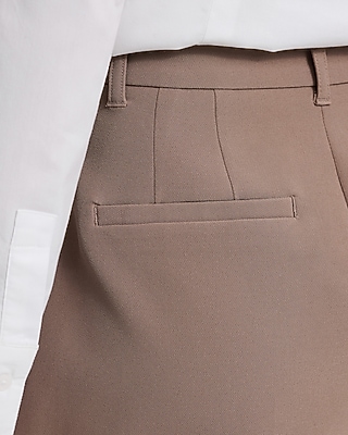 Editor Studio Stretch Twill High Waisted Tailored Shorts