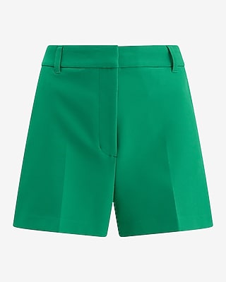Editor Studio Stretch Twill High Waisted Tailored Shorts