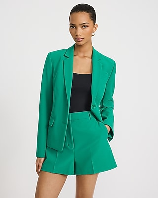 Editor Studio Stretch Twill High Waisted Tailored Shorts