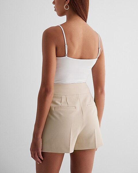 Improve Your Lifestyle by Beverly Pleather High Waist Shorts