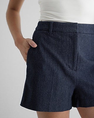 Editor Twill Super High Waisted Tailored Shorts - image 3