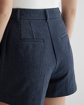 Editor Twill Super High Waisted Tailored Shorts - image 5