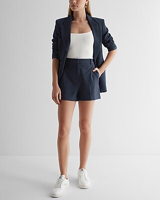 Editor Twill Super High Waisted Tailored Shorts