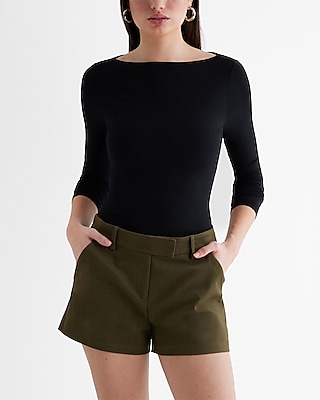 Editor Mid Rise Tailored Shorts