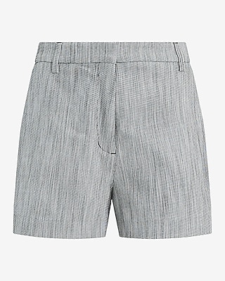 Editor Striped High Waisted Tailored Shorts