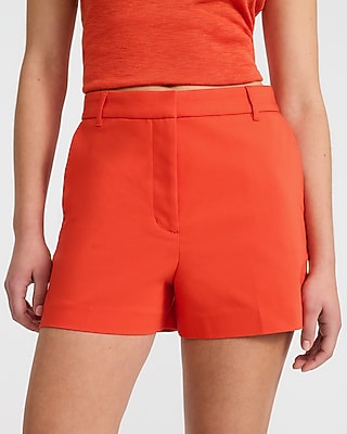 Editor Stretch Cotton High Waisted Tailored Short