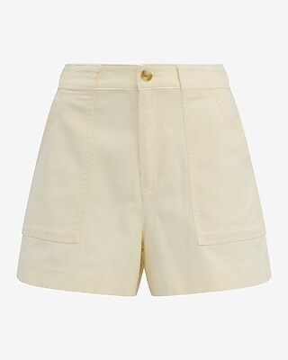 High Waisted Utility Shorts