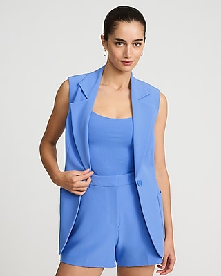 Editor Signature Stretch High Waisted Tailored Shorts