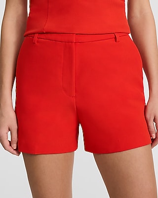 Editor Signature Stretch High Waisted Tailored Shorts