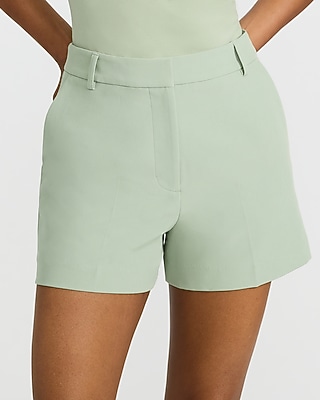 Editor Signature Stretch High Waisted Tailored Shorts