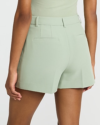 Editor Signature Stretch High Waisted Tailored Shorts