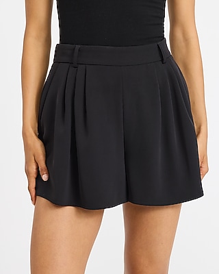Super High Waisted Shorts Luxe Stretch