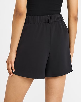 Super High Waisted Shorts Luxe Stretch