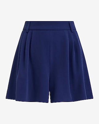 Super High Waisted Shorts Luxe Stretch