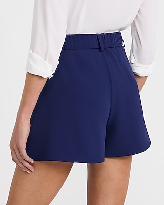 Super High Waisted Shorts Luxe Stretch