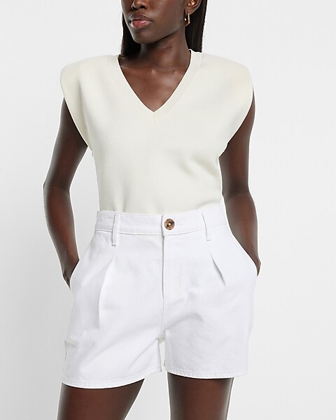 White Tailored & Trouser Shorts for Women