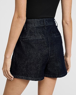 Editor Denim Super High Waisted Tailored Shorts