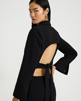 Express x Sarah Jane Nader | The Tie-Back Downtown Blazer