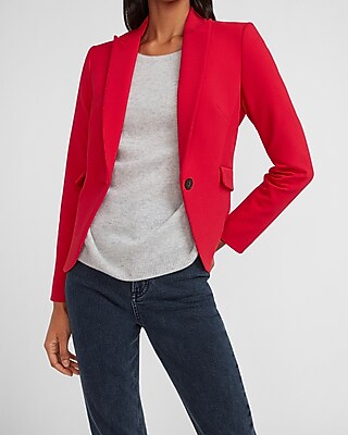 red women's jacket blazers