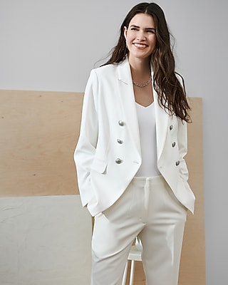 white blazer suit womens