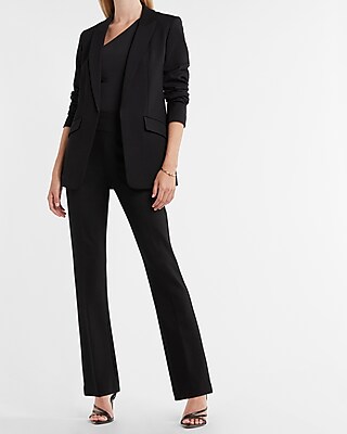 black pants suit for ladies