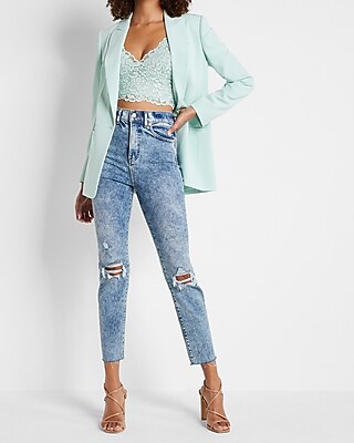 Blazer Velours Noir Express - Taille 4 - Occasion Très Bon état