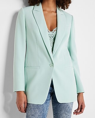 One Button Boyfriend Blazer Express