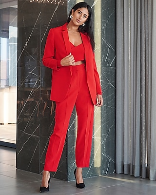 prom pantsuit with train