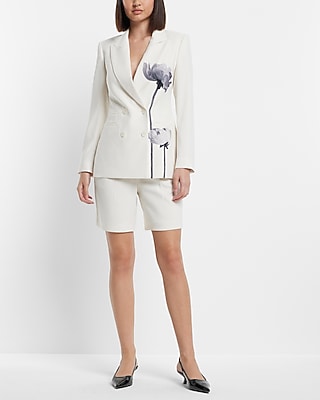 HAND PAINTED BLAZER 7806921:SWAN:10