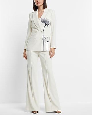 HAND PAINTED BLAZER 7806921:SWAN:10