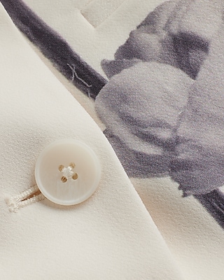 HAND PAINTED BLAZER 7806921:SWAN:10