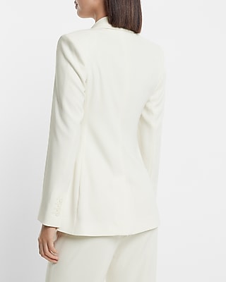 HAND PAINTED BLAZER 7806921:SWAN:10